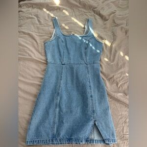 Blue Denim Missguided Dress